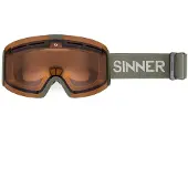 Sinner Arc Ski Goggles Vert Trans/CAT1-3