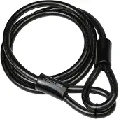 Stahlex Câble en acier avec boucles - 2 mètres x 12 mm - plastifié