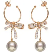 Gaya Boucles d'oreilles or rose / argent