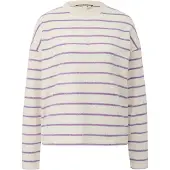 QS Pull-over crème / lavande