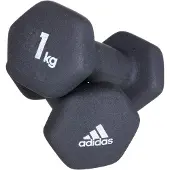 Adidas Fitness Dumbbell 4kg Argenté