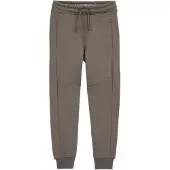 We fashion Pantalon marron chiné