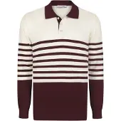 Felix Hardy Pull-over bordeaux / blanc
