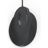 Hama Souris optique filaire 7 boutons "ECM-500L", gaucher, verticale, Noir