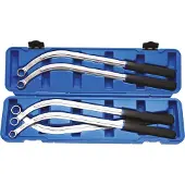 Bgs Jeu de clés pour galets tendeurs | Douze pans SW 13 - 19 mm | 5 pcs.