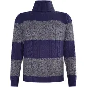 MO Pull-over indigo / gris