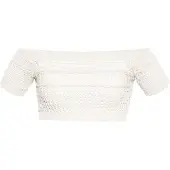 Mymo Tops en tricot blanc