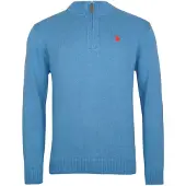U.S. POLO ASSN. Pull-over bleu / rouge