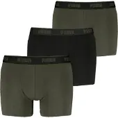 Puma Everyday Basics Boxers 3 Units Vert,Noir 2XL Homme