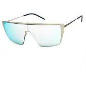 Italia Independent MOD 0215 I THIN METAL, lunettes de soleil argentées, uni, taille unique