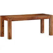 vidaXL Banc 110 cm bois massif d'acacia