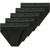 Schiesser Slip gris / noir