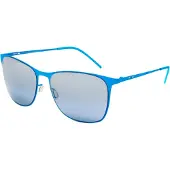 Italia Independent MOD 0213 I THIN METAL, lunettes de soleil unies, couleur bleu ciel, dimensions : 57/16/140