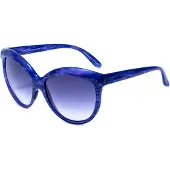 Italia Independent I I 0092 BRUSH GLOSSY : Lunettes de soleil pour femmes, modèle Brush, finition brillante, couleur violet, dimensions 58/20/140