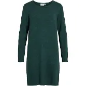 Vila Ril Long Sleeve Dress Vert 2XL Femme