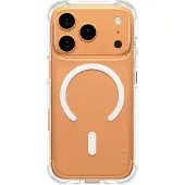 CARE by PanzerGlass Étui tendance Samba avec MagSafe Apple iPhone 17 Pro - Clear / White