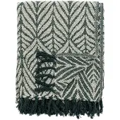 Creative Collection Decke Ugento 160 x 130 cm, Grün/Weiss