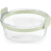 Lékué Panier rond en verre pour friteuse à air chaud