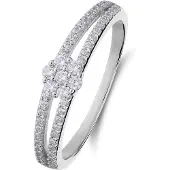 Lucardi Bague 'Chic' argent