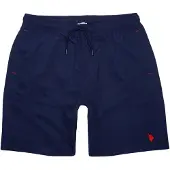 U.S. POLO ASSN. Shorts de bain bleu marine / rouge