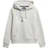 Superdry Super Athletics Hoodie Gris XS Femme