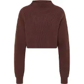 IZIA Pull-over brun foncé