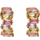 Faina Boucles d'oreilles or / rose