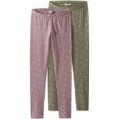 TWO SOON Leggings vert / violet / blanc