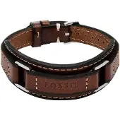 Fossil Bracelet 'Machine' marron