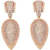 Gaya Boucles d'oreilles or / rose