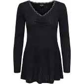 ONLY Maternity Chemisier 'OLMBRIANIA' noir