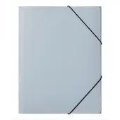 Pagna Eckspannermappe "Pastell eco", DIN A4, PP, pastellblau für Dokumente im Format A4, aus langlebigem
