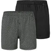 Schiesser Boxers ' Basic ' gris / noir