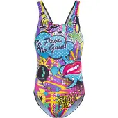 Turbo Crazy Comic Swimsuit Multicolore XL Femme