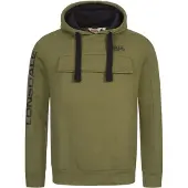 Lonsdale Sweat-shirt 'Rushen' olive / noir