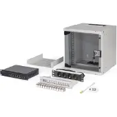 Digitus DN-49100-SET Netzwerk-Set 254 mm (10") - 6HE, 312x300 mm (BxT) gr
