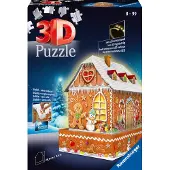 Ravensburger Puzzle Puzzle 3D avec LED - Maison en Pain d'Epices - 200 à 499 pièces