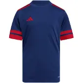 Adidas T-Shirt fonctionnel 'Squa25' bleu marine / rouge feu