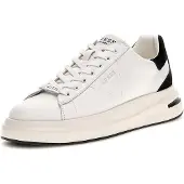 GUESS pour homme. FMFLBALEA12 Baskets Elba blancs (40), Plat, Lacets, Casuel