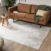 FRAAI Tapis moderne - Sarge Taupe | 230x330 cm | Rectangulaire | Tissage plat