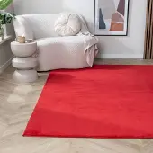 NATURL. Tapis lavable - Vivid Rouge | 120x170 cm | | Pile courte