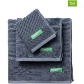 Benetton Ensemble De Serviettes De Bain 450gsm 3 Unités