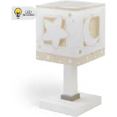 DALBER Lampe de table Moonlight lueur blanche dans le noir