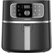 Tornado TAFT-0005-GS DUO AIR FRYER, Friteuse, Noir