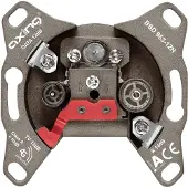 Axing Prise d'antenne TV, VHF, Data (Télécommande originale), Récepteur TV : accessoires, Gris