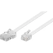 Pro Câble RJ11 à RJ45 - 6 mètres - Blanc -