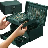 Soulima Schmuckschatulle/-etui 21954, Vert