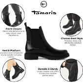 Tamaris Chelsea Boots noir