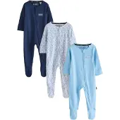 Ted Baker Pyjama bleu marine / bleu clair / blanc