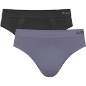 Sloggi Slip 'GO' bleu fumé / noir
